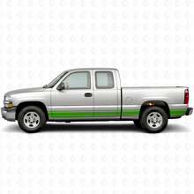 Bandes Vinyle Accent Fines pour Portes et Flanc de Lit Chevrolet Silverado 1500 GMT800 1999-2007_5