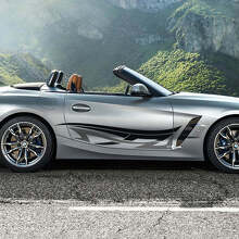 Autocollant en vinyle bandes tribales pour porte latérale BMW Z4 2