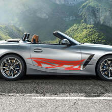Autocollant en vinyle bandes tribales pour porte latérale BMW Z4 4