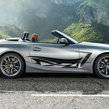 Autocollant de décalcomanie en vinyle BMW Z4 à rayures tribales de porte latérale
 5