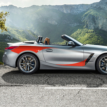 Autocollant de décalcomanie en vinyle BMW Z4 à rayures d’accents de porte latérale
 6