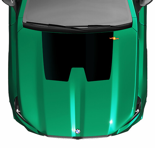 Autocollant de capot M Performance pour BMW Série 5 G60 M5 G90

