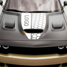 Capot Dodge Hemi Challenger ou Charger Hemi Autocollant Vinyle Course
_3