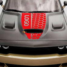 Capot Dodge Hemi Challenger ou Charger Hemi Autocollant Vinyle Course
_5