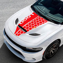 Capot Dodge Hemi Challenger ou Charger Hemi Autocollant Vinyle Course
_6