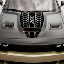 Hood Dodge 392 Honeycomb Challenger ou Charger Hemi Vinyl Racing Autocollant autocollant
 2