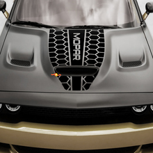 Hood Dodge 392 Honeycomb Challenger ou Charger Hemi Vinyl Racing Autocollant autocollant
 2