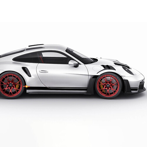 Porsche 911 GT2 RS Stripes Sides - Graphiques de décalcomanies en vinyle personnalisés
