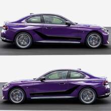 Autocollant en vinyle BMW M240 G42 Side M Performance Stripes
 3