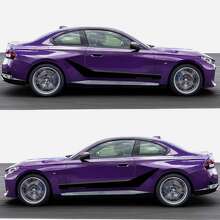 Kit d'autocollants en vinyle bandes latérales M Performance pour BMW M240i G42_3