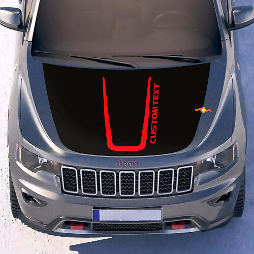 Autocollant en vinyle graphique pour capot Trailhawk pour Jeep Cherokee Trailhawk