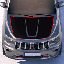 Autocollant de capot Jeep Cherokee TRAILHAWK Graphics Wrap Decal
 2