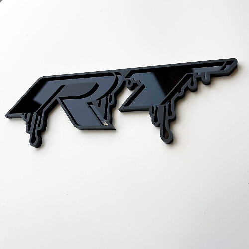 Badge 3D <span>Blood Drip R/T</span> pour aile et hayon Dodge