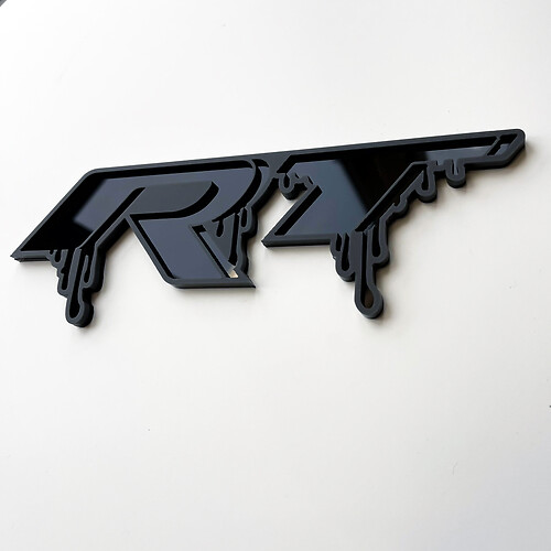 Dodge RT avec sang Badges d'aile Emblème de hayon Badge 3D
