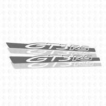 Autocollant vinyle à bandes de bas de caisse de marque pour Porsche 911_3