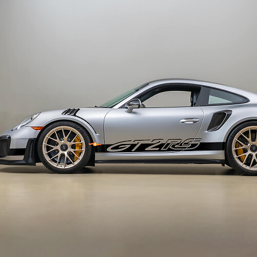 Kit de décalcomanies en vinyle bandes latérales GT2 RS pour Porsche 991