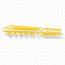 Bandes latérales de lit Nissan Titan Pro4x, autocollants en vinyle, autocollants graphiques
 4