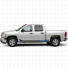 Bandes en vinyle pour portes et bas de caisse Racing Line pour Chevrolet Silverado 1500 GMT900 2007-2013_3