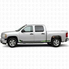 Bandes en vinyle pour portes et bas de caisse Racing Line pour Chevrolet Silverado 1500 GMT900 2007-2013_4