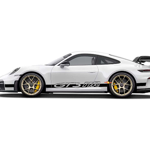 Kit de bandes latérales en vinyle style GT3 MR pour Porsche 911 991 GT3 RS