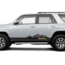 Autocollants en vinyle pour panneau de bascule de porte latérale, retour aux montagnes, pour camions Toyota 2
 2