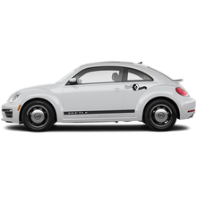 Volkswagen Beetle Side Rocker Panel Vinyl Stripes Autocollants Autocollants
 3