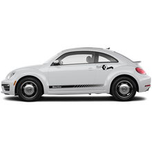Volkswagen Beetle Portes Latérales Panneau À Bascule Vinyle Rayures Autocollants Autocollants 2
 2