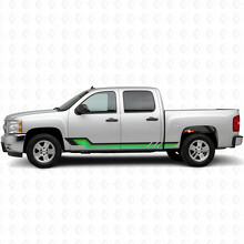 Bandes vinyles rétro parallèles pour porte et panneau bas pour Chevrolet Silverado 1500 GMT900 2007-2013_3