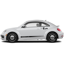 Volkswagen Beetle Portes Latérales Panneau À Bascule Vinyle Rayures Autocollants Autocollants 7
 4
