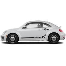 Volkswagen Beetle Portes Latérales Panneau À Bascule Vinyle Rayures Autocollants Autocollants 10
 2