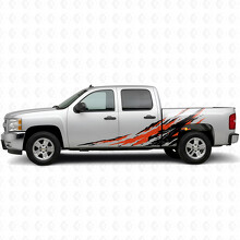 Bandes en vinyle rainurées pour porte éclaboussures et côtés de benne pour Chevrolet Silverado 1500 GMT900 2007-2013_2