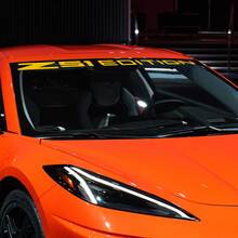 Autocollants de pare-brise en vinyle pour Chevrolet Corvette C8 Z51
 2