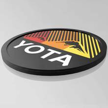 Yota Toyota Heritage Stripes Montagnes Fender Badge Emblème
 3
