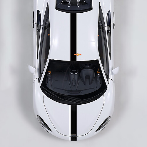McLaren 570 Full body Hood Stripe Graphics Vinyl Autocollant autocollant
