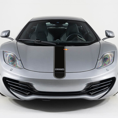 McLaren MP4-12C Hood Stripe Graphics Autocollant autocollant en vinyle
