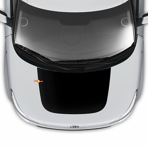 Autocollants en vinyle pour capot, autocollants pour Kia Soul
