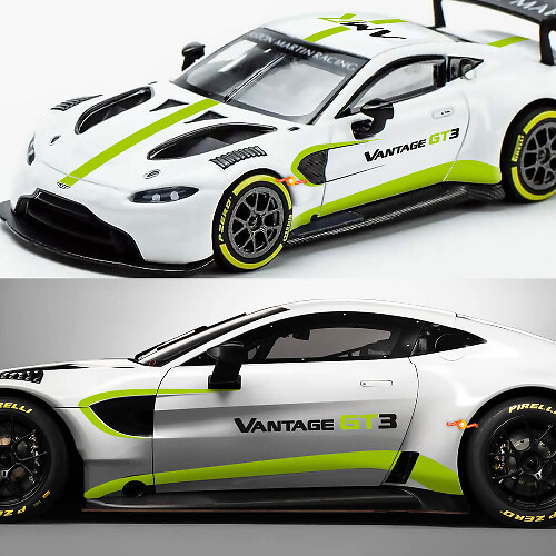 Autocollant en vinyle Logo Vantage & Bandes Kit Complet pour Aston Martin Vantage GT3
