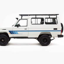 Kit de décalcomanie des rayures classiques rétro pour Toyota Land Cruiser J75 Series
 2