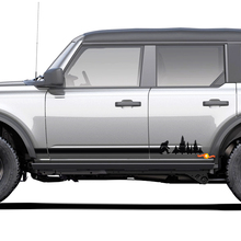 Paire d’autocollants latéraux Bigfoot Yeti Rocker Panel pour Ford Bronco
 2