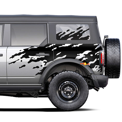 Autocollants latéraux anti-éclaboussures de boue pour Ford Bronco
