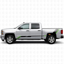 Bandes en vinyle Accent en relief pour porte et panneau latéral pour Chevrolet Silverado 1500 K2XX 2014-2019_4