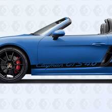 Kit d'autocollants vinyle bandes latérales Cayman GTS 4.0 pour Porsche_3