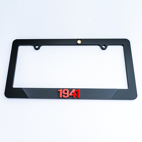 Porsche véhicule plaque d'immatriculation couvre cadres décor
