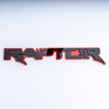 Badge Raptor 3D, badges de garde-boue et de hayon, emblème pour camions Raptor
 6