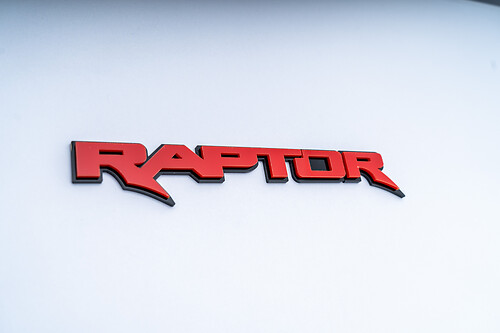 Badge Raptor 3D, emblème de garde-boue et de hayon
 1