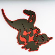 Badge 3D Wolf, emblème de badges de hayon de garde-boue
 2