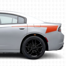 Autocollant Vinyle à Rayures Contour Style Hockey pour Dodge Charger 2015-2026_4
