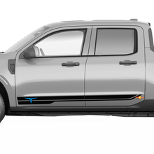 Paire Ford Maverick Rocker Panel Logo Maverick Autocollants Décalcomanies Graphiques
 2