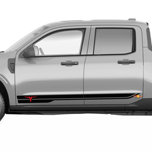 Paire Ford Maverick Rocker Panel Logo Maverick Autocollants Décalcomanies Graphiques
 3