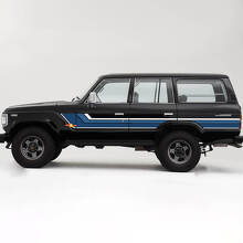 Kit de décalcomanies latérales à rayures vintages pour Toyota Land Cruiser série 60_2